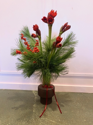 Christmas Vase